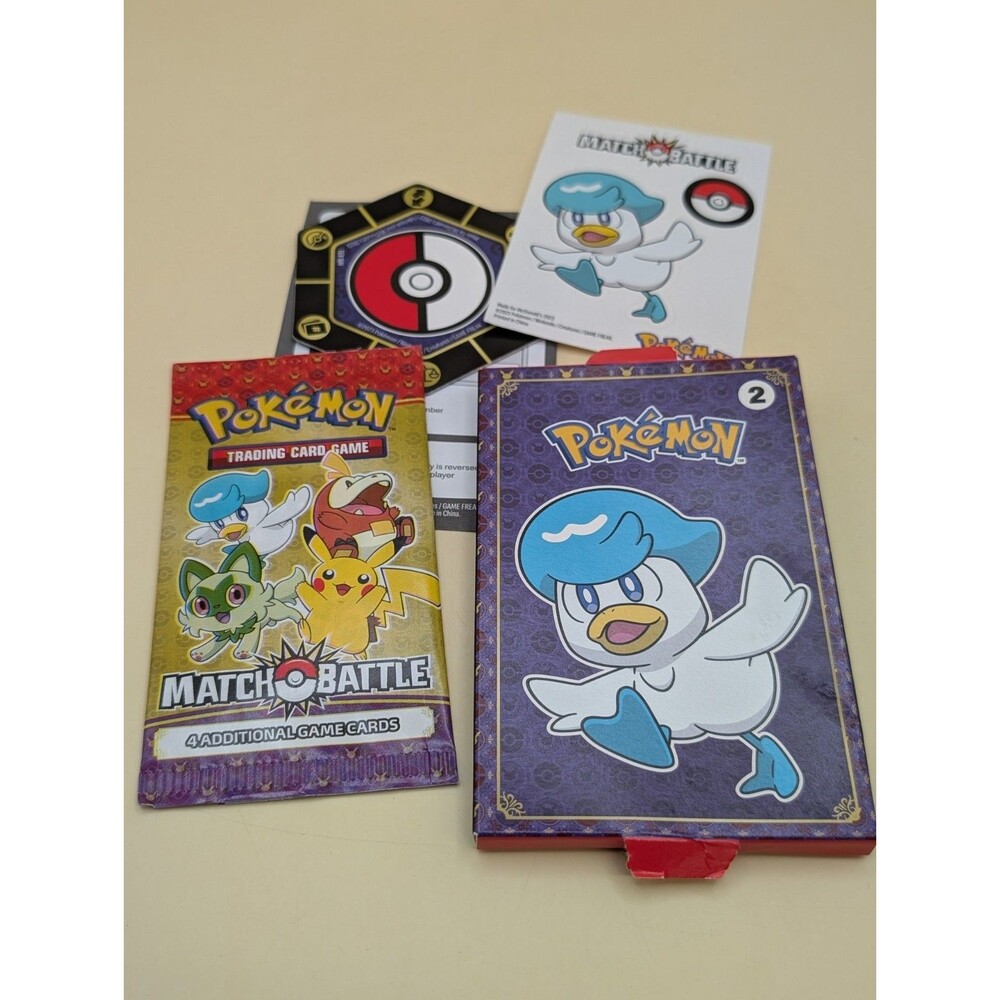 Sealed Pokemon Set of 4 Cards - 2023 McDonald's Happy Meal Toy #9